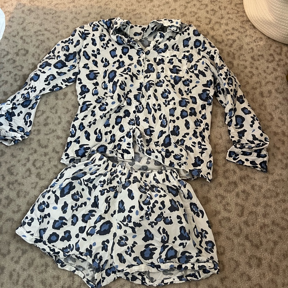8 Oak Lane Pajama Set White
